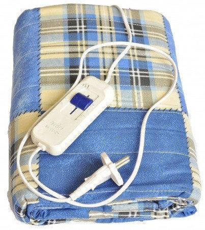 

Электропростынь полуторная ТРИО 02101 150х80 см, синий