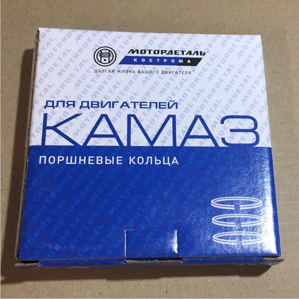 

Кольца поршневые КАМАЗ П/К (пр-во Мотордеталь) 740.1000106