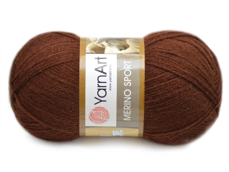 

YarnArt Merino Sport, Коричневый №767