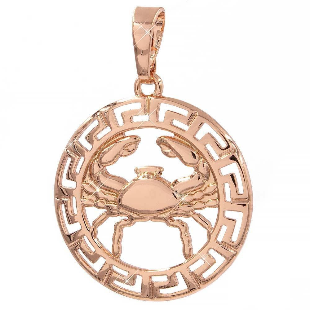 

Подвеска Знак Зодиака Рак 2,5 см (Медицинское золото)