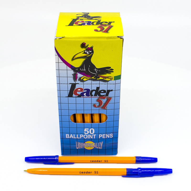 

Ручка шариковая Leader 51 синяя