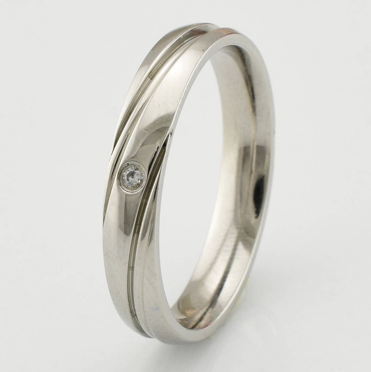 

Кольцо Xuping 15900 ширина 4 мм белые фианиты позолота Белое Золото размер 20