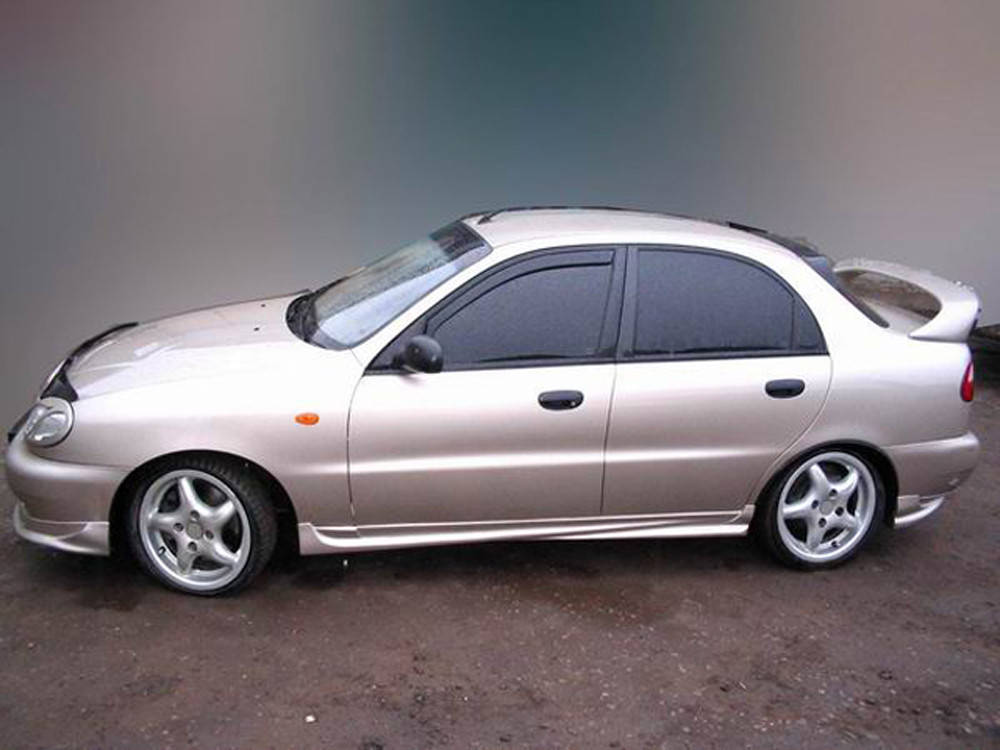 

Накладки на пороги авто Сенсация для Daewoo Lanos Пороги под покраску на Део Ланос