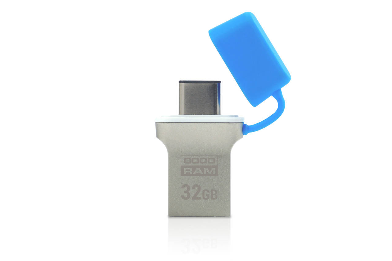 

Флеш-накопитель USB3.0 32GB Type-C GOODRAM ODD3 (DualDrive) Blue (ODD3-0320B0R11), Синий