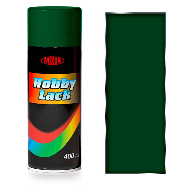 

Краска аэрозольная в баллончиках Hobby Lack 400мл. Зеленая 735, Зелёный
