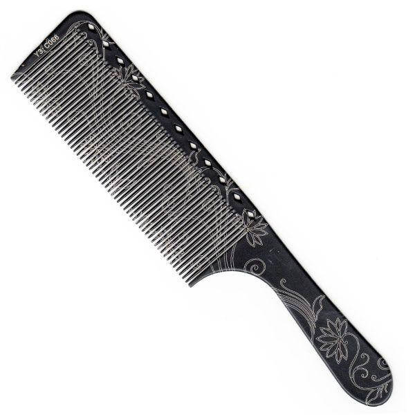 

Расческа с ручкой для стрижки под машинку Y3 carbon laser ET 21,5 см. С066