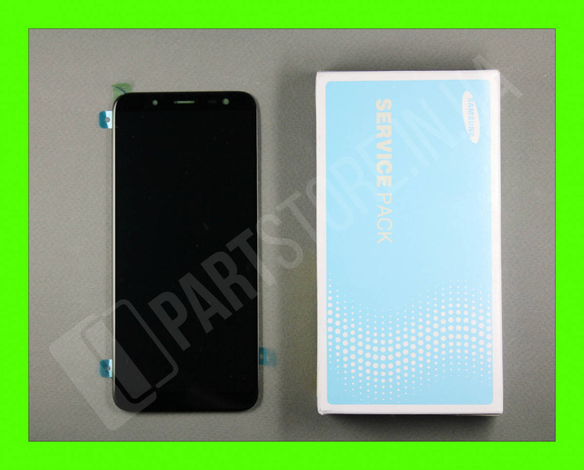 

Дисплей Samsung J600 Black J6 2018 (GH97-21931A) сервисный оригинал, Черный