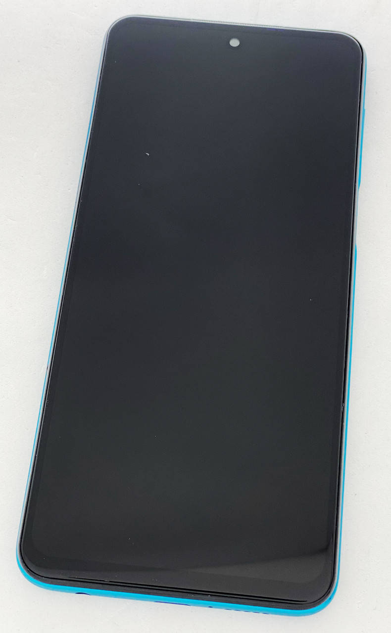 

Дисплей (экран) для Xiaomi Redmi Note 9S/Redmi Note 9 Pro/Note 9 Pro Max + тачскрин, синий, с передней панелью