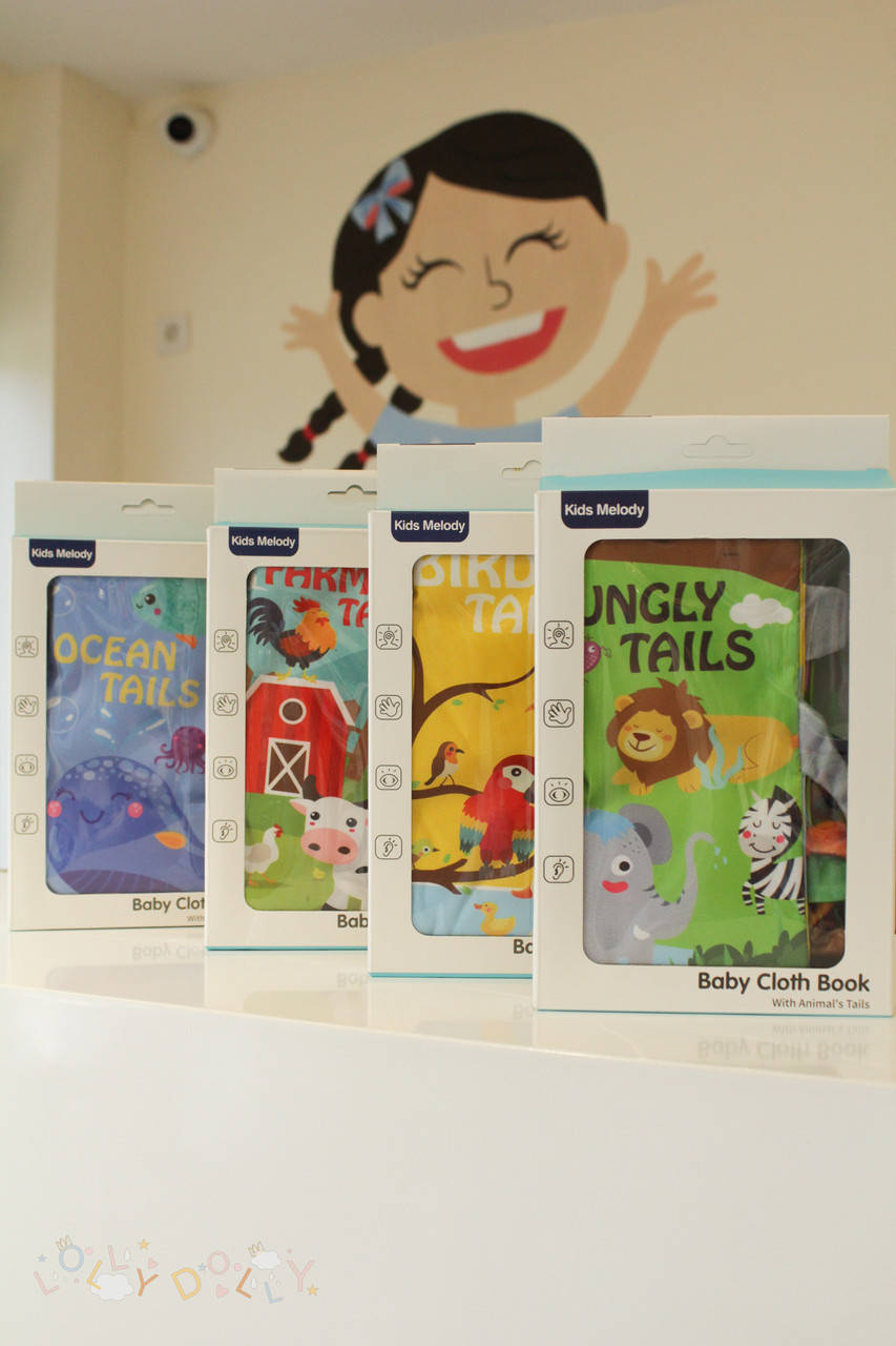 

Книжка мягкая шуршалка Хвостики 6626