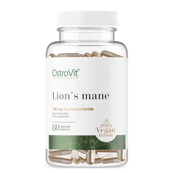 

Ежовик гребенчатый OstroVit Lion's Mane vege 60 caps
