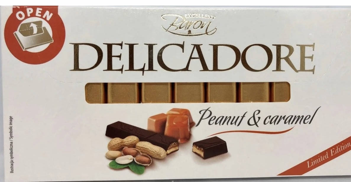 

Шоколад Baron Delicadore Арахіс та карамель