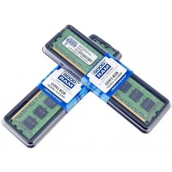 

Оперативная память GoodRam GR1333D364L9/8G Dark Gray 8 GB DDR3 1333 MHz