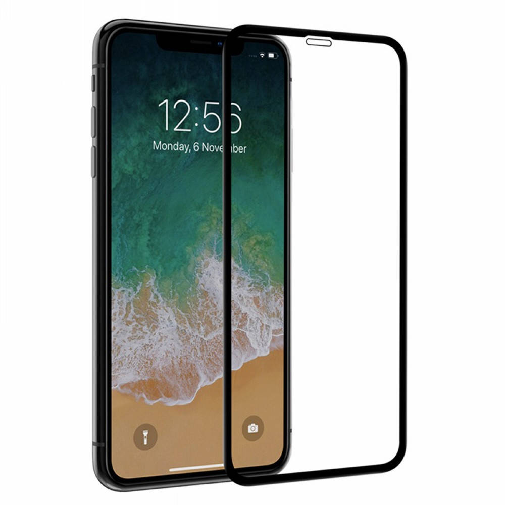 

5D стекло iPhone XR (Защитное Full Glue) (Айфон ХР Икс Эр), Черный