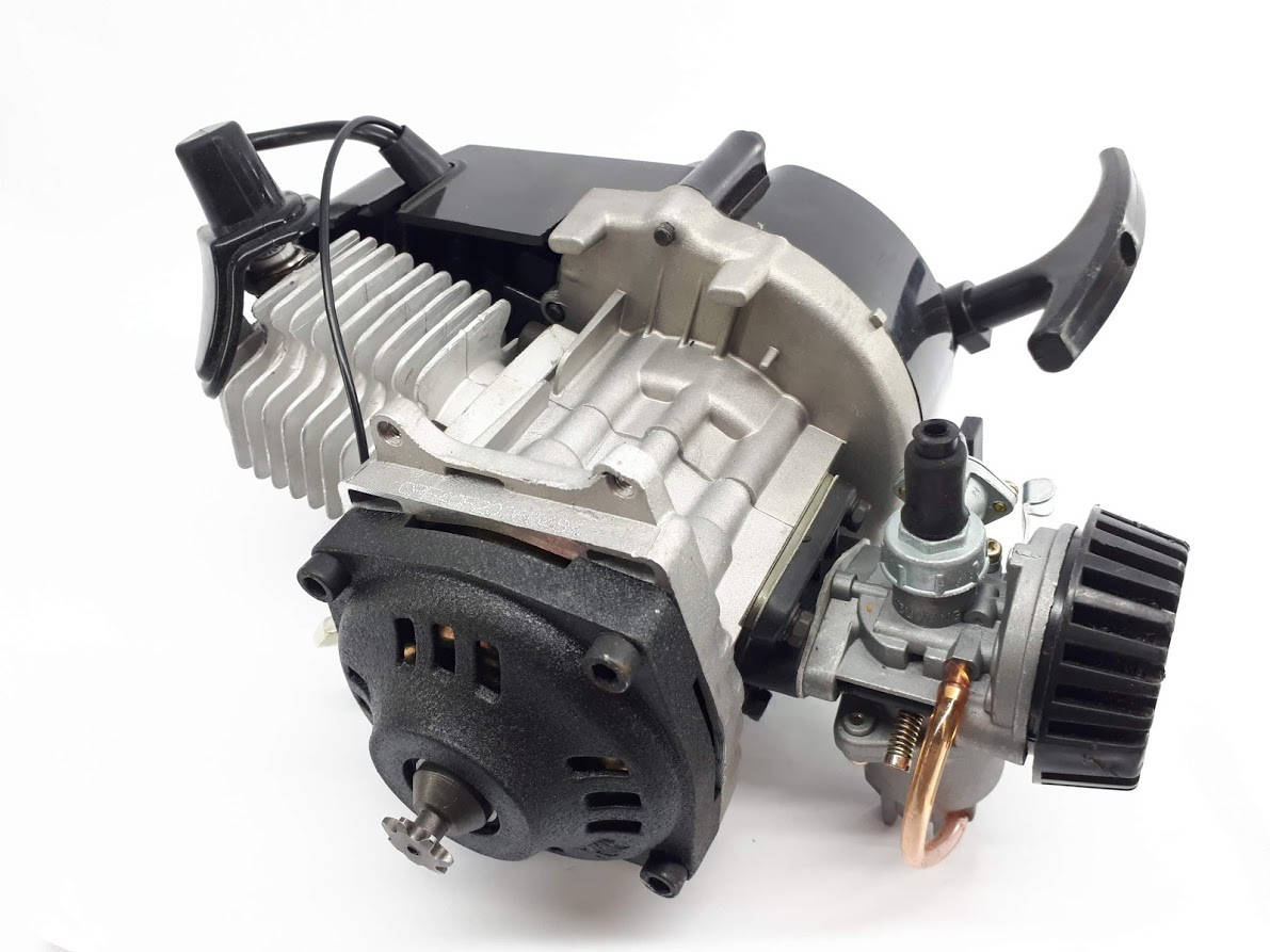 

Двигатель для детского квадроцикла ATV 50 кубов с кикстартером минимото двухтактный