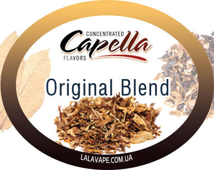 

Ароматизатор Capella Original Blend (Оригинальная смесь табака)