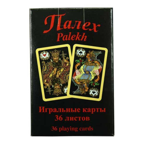

Покерные карты Piatnik Black Palekh (Палех) 36 листов