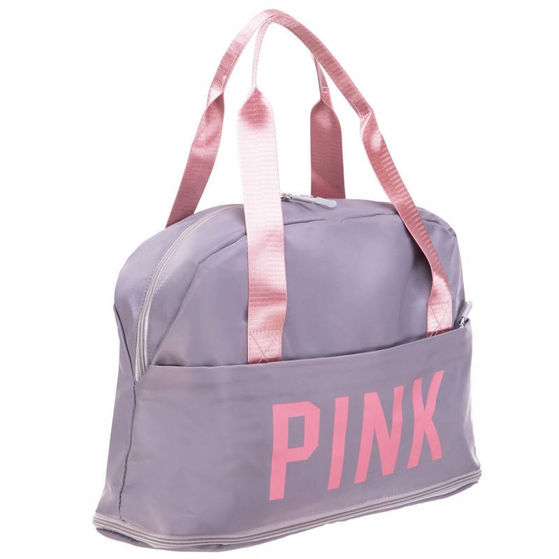 

Сумка спортивная для спортзала, фитнеса PINK SP-Sport GA-5018 серебряный, Серебро