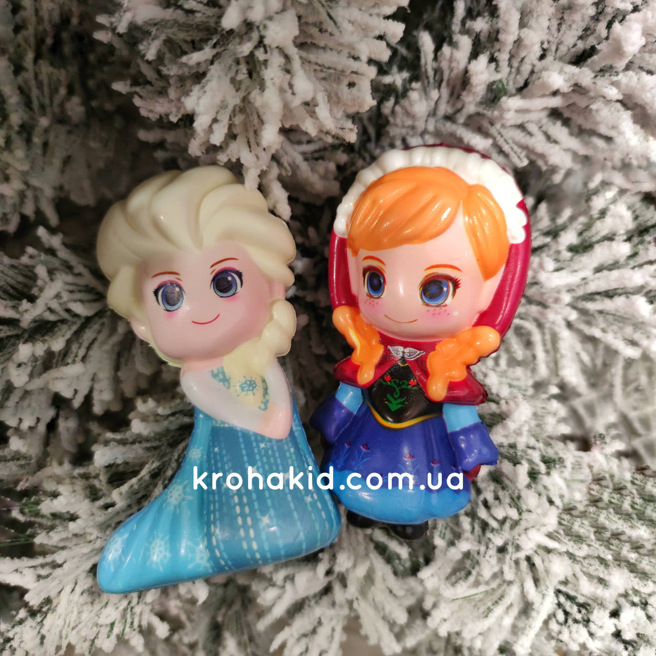 

Набор игрушек антистресс сквиш Фрозен Анна и Эльза Frozen Elsa and Anna сквиш куклы