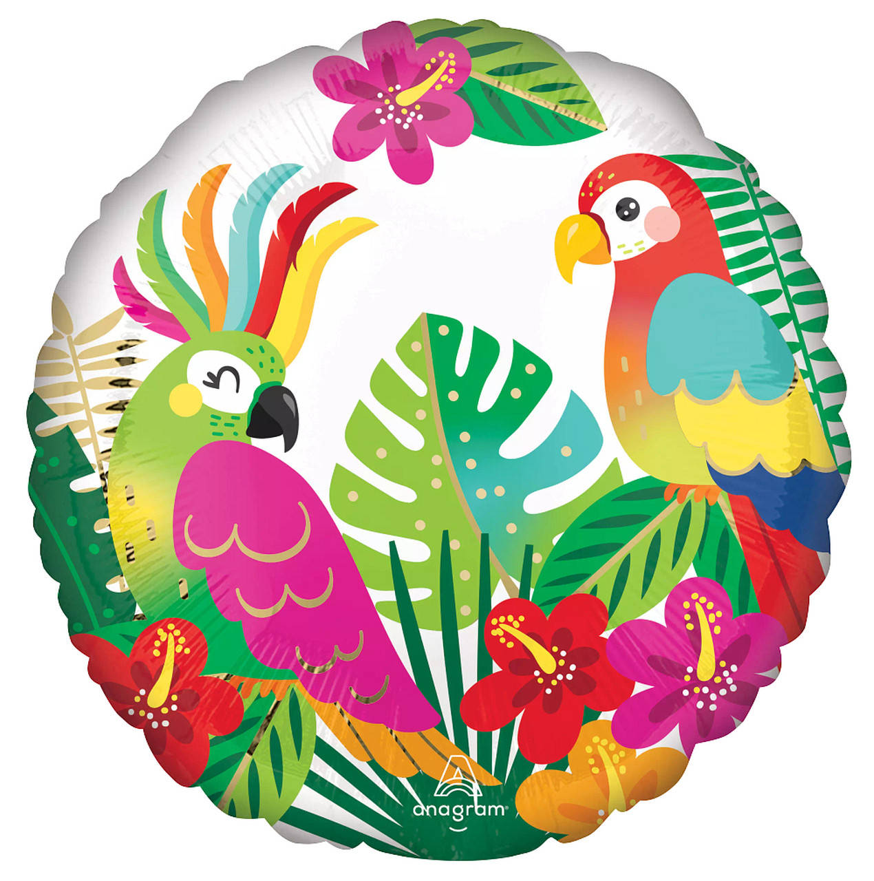 

А 18" Tropical Paradise Pkg. Фольгированный шар Тропический рай - В УП, Разные цвета