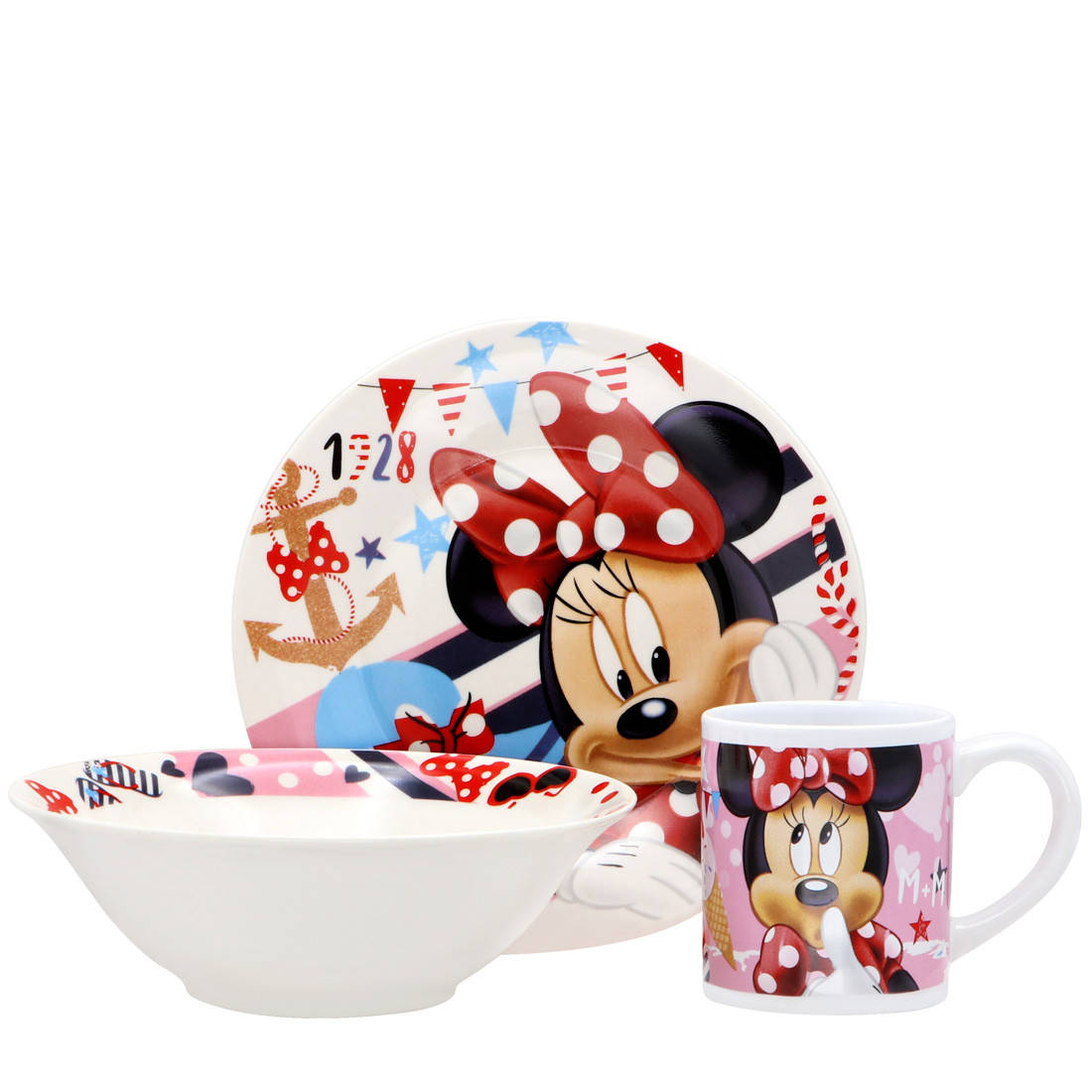 

Детский набор посуды "Минни Маус" ТО-9, Разные цвета