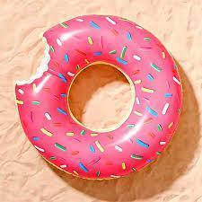 

Надувной круг Пончик детский Donuts 60 см розовый