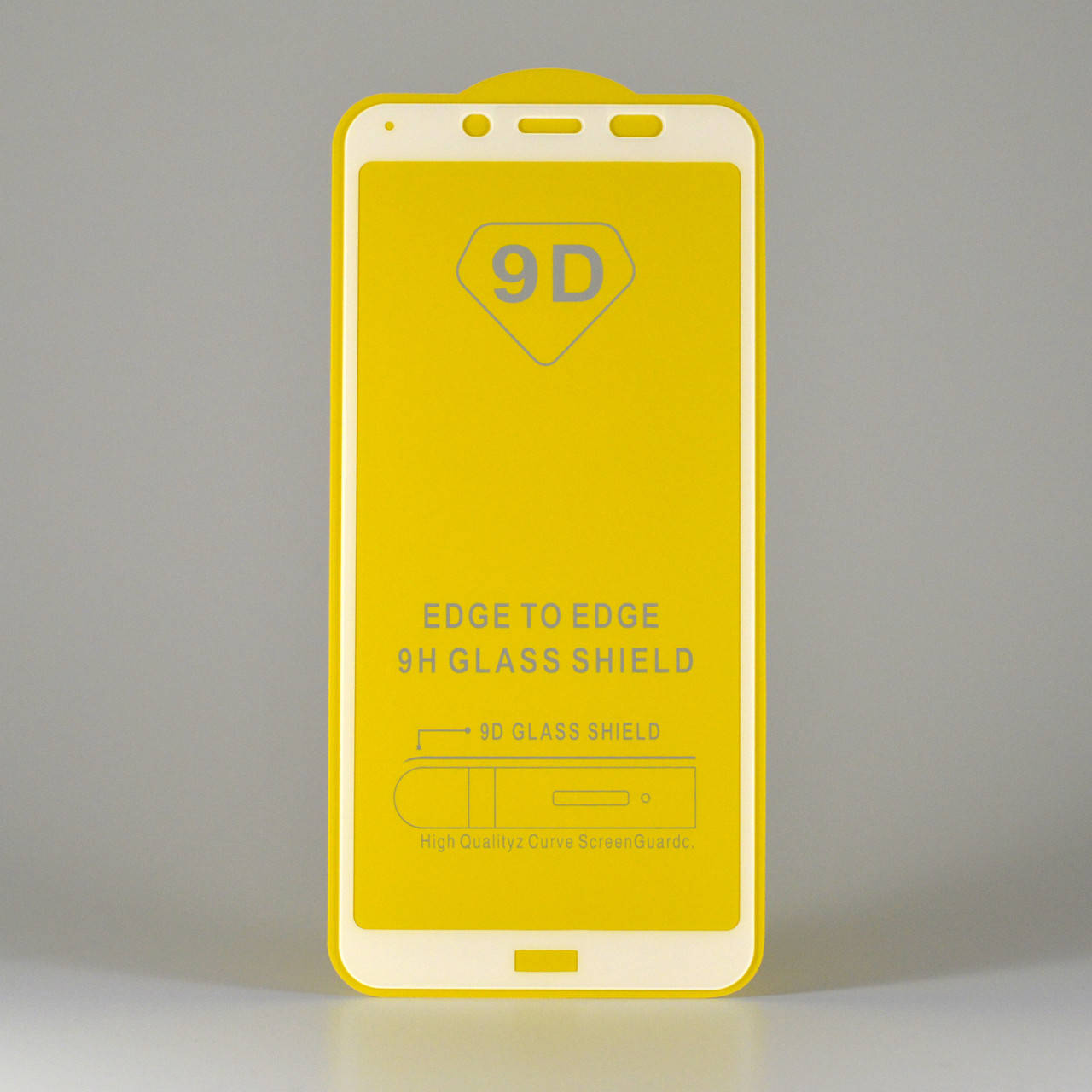 

Защитное стекло на Xiaomi Redmi 6A белое клей по всей поверхности, Белый