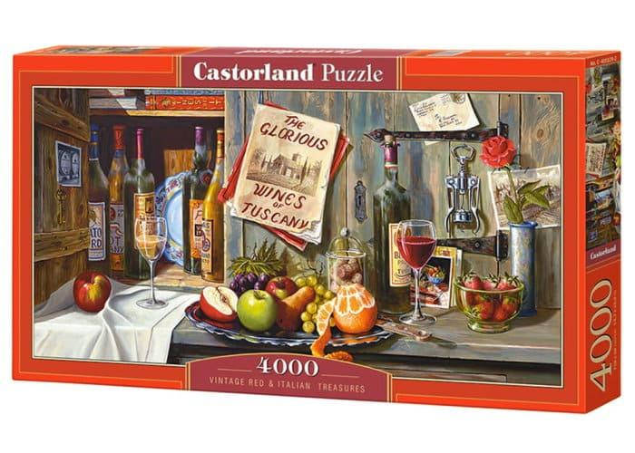 

Castorland puzzle Пазл Винотека с коллекционными красными и итальянскими винами, 4000 эл. (С-400324)