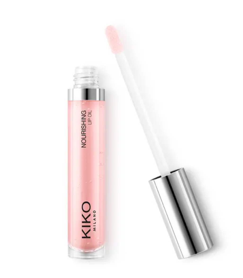

Питательное и увлажняющее масло для губ Nourishing Lip Oil Kiko (01 Soft Rose)