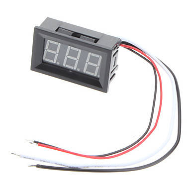 

Цифровий вольтметр 0 -100В (червоні символи)