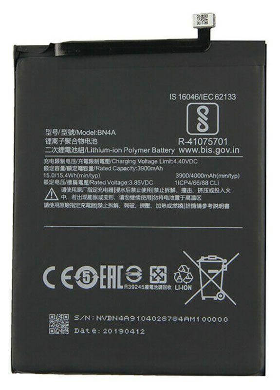 

Аккумулятор Xiaomi Redmi Note 7 / BN4A (4000 mAh) 12 мес. гарантии