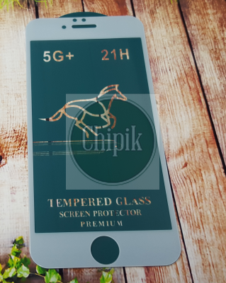 

Защитное стекло дисплея для Apple iPhone 6, iPhone 6S (закаленное стекло) Chipik 9D, белое, Белый