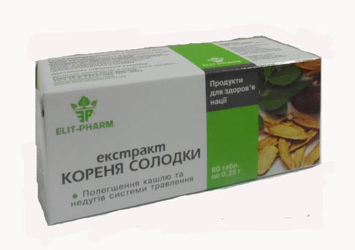 

Экстракт корня солодки №80. Облегчение кашля