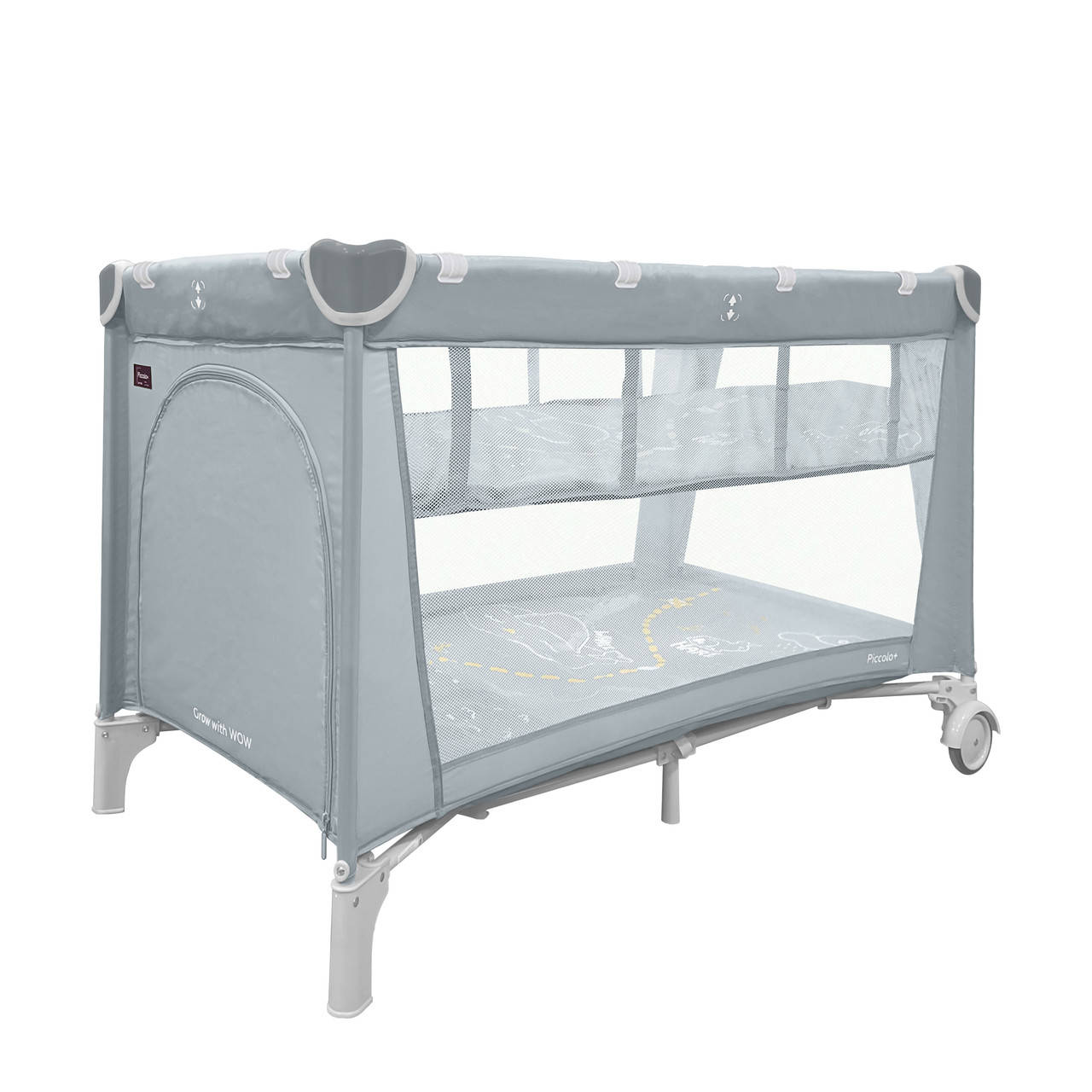 

Манеж CARRELLO Piccolo+ CRL-11501/2 Ash Grey, Серый