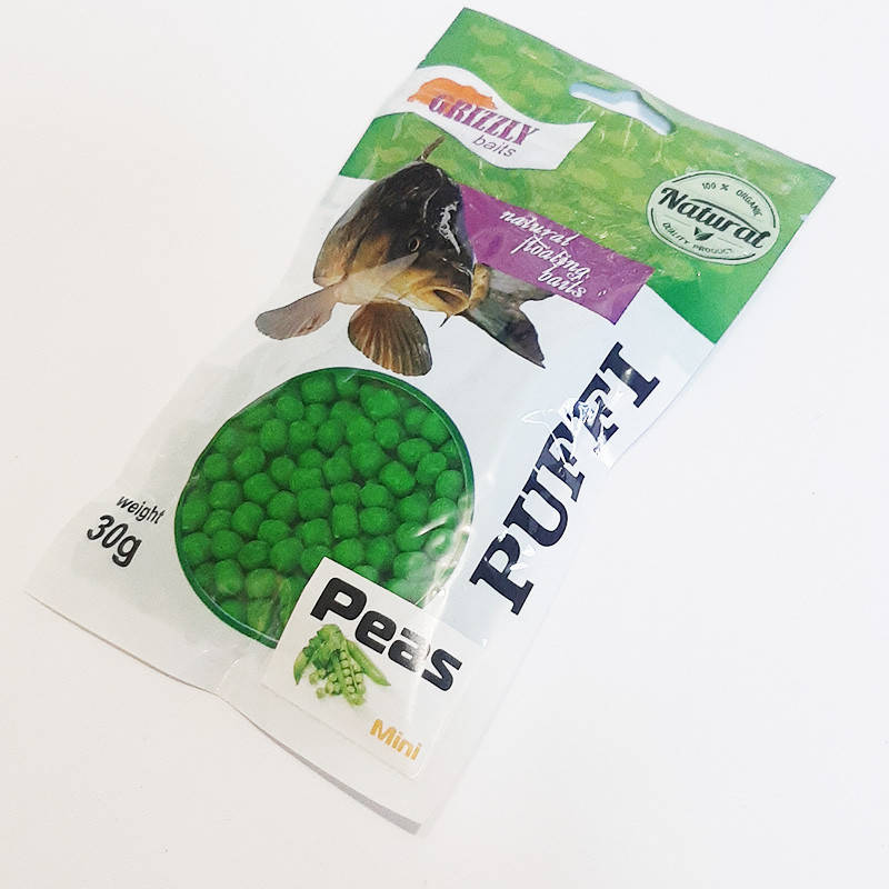

Воздушное тесто Горох Grizzly Baits Puffi 8мм 30г