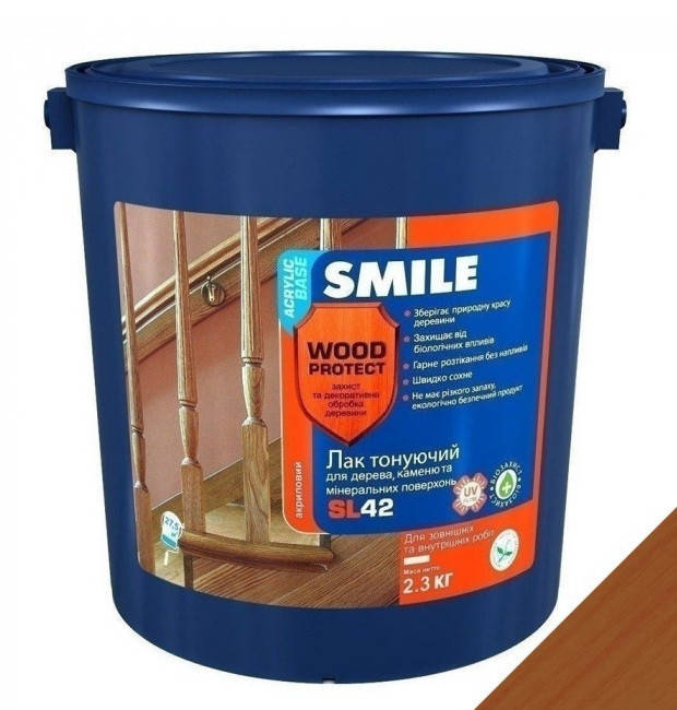 

Лак SMILE SL-42 2,3кг глянц. горіх