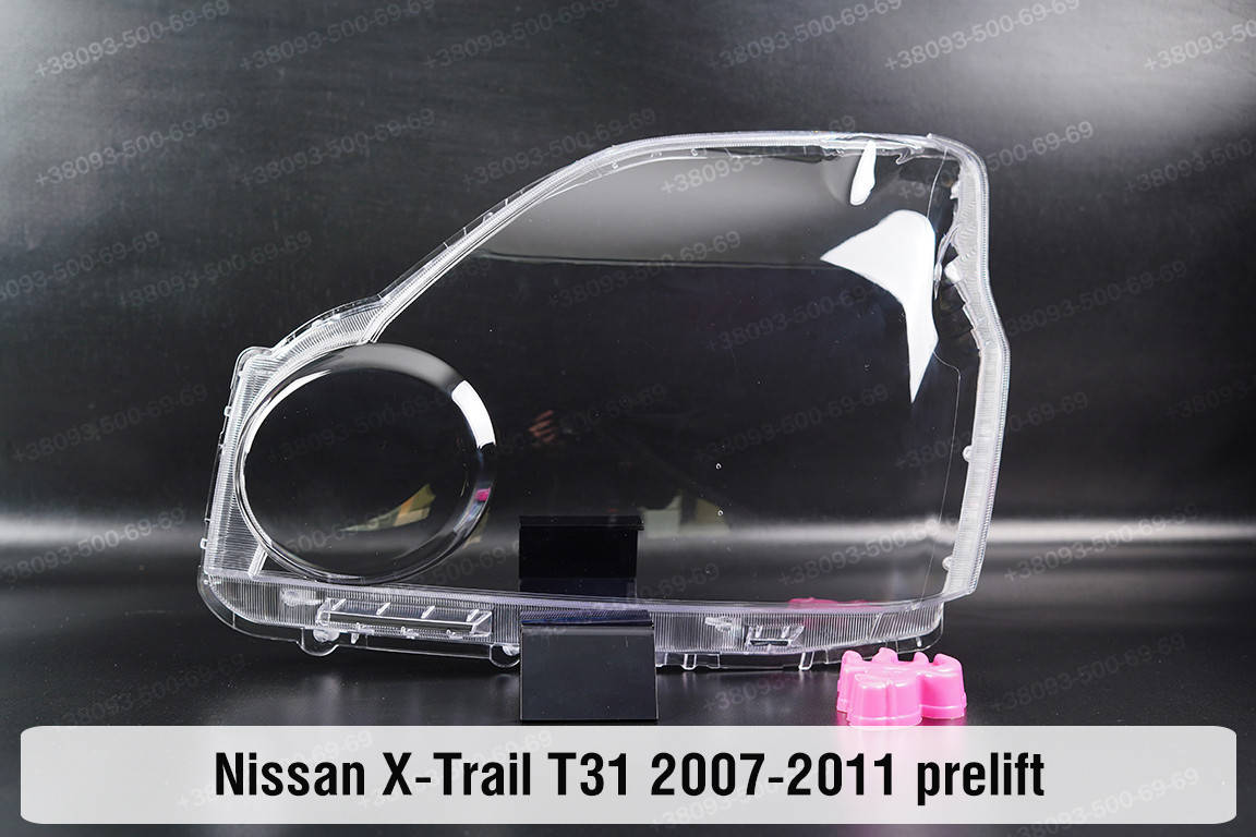 

Стекло фары Nissan X-Trail T31 (2007-2011) III поколение дорестайлинг левое