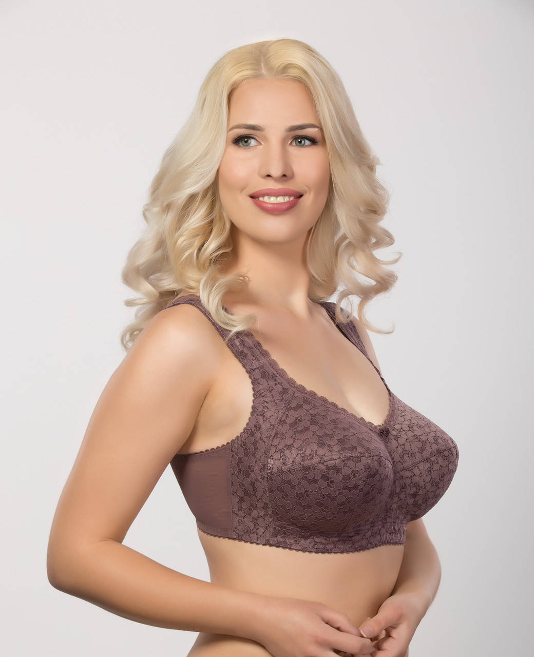 

Бюстгальтер без косточек большого размера модель 303 Ирландский кофе, 120F