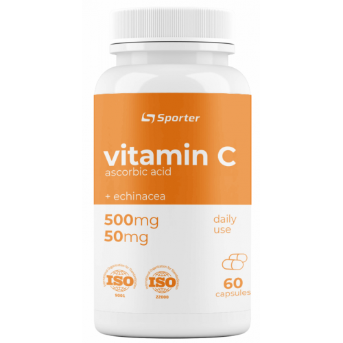 

Витамин Ц Sporter Vitamin C + Echinacea - 60 капс
