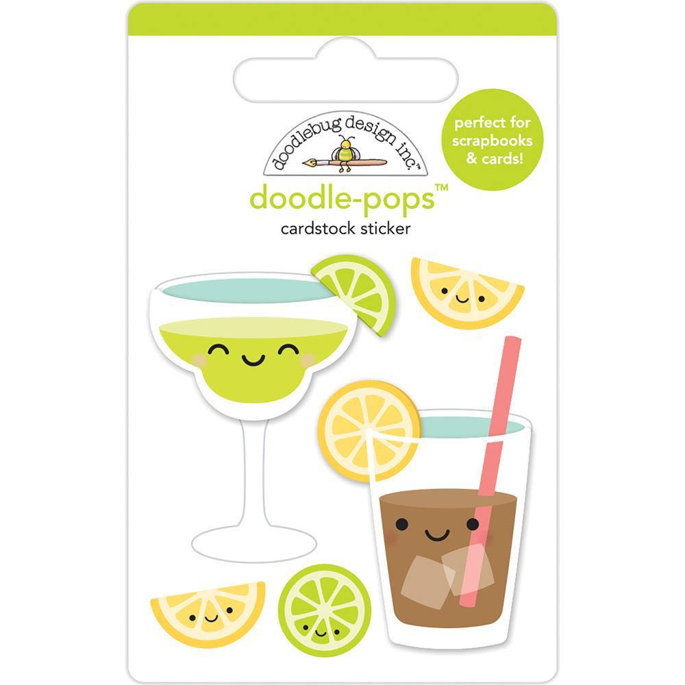 

Наклейки 3D- Summer Sippers- Doodlebug