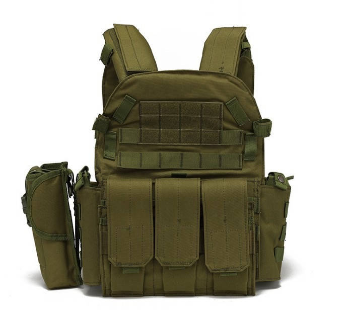 

Жилет тактический плитоноска MOLLE А64 олива зеленая военная армейская