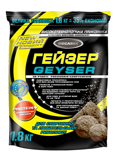 

Прикормка "Мегамикс "Гейзер" 1800 г Megamix Gayser