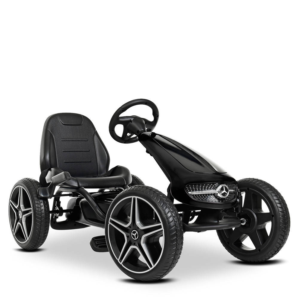 

Детский карт Mercedes Bambi M 4271E-2 Черный | Педальная машинка веломобиль