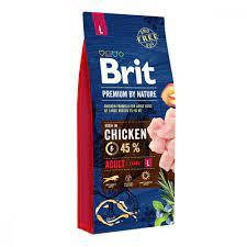 

Сухой корм Brit Premium Adult L для собак средних пород с курицей 15 КГ