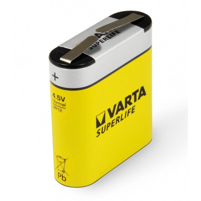 

Батарейка квадратная VARTA SUPERLIFE 3R12P FOL 1 ZINC-CARBON