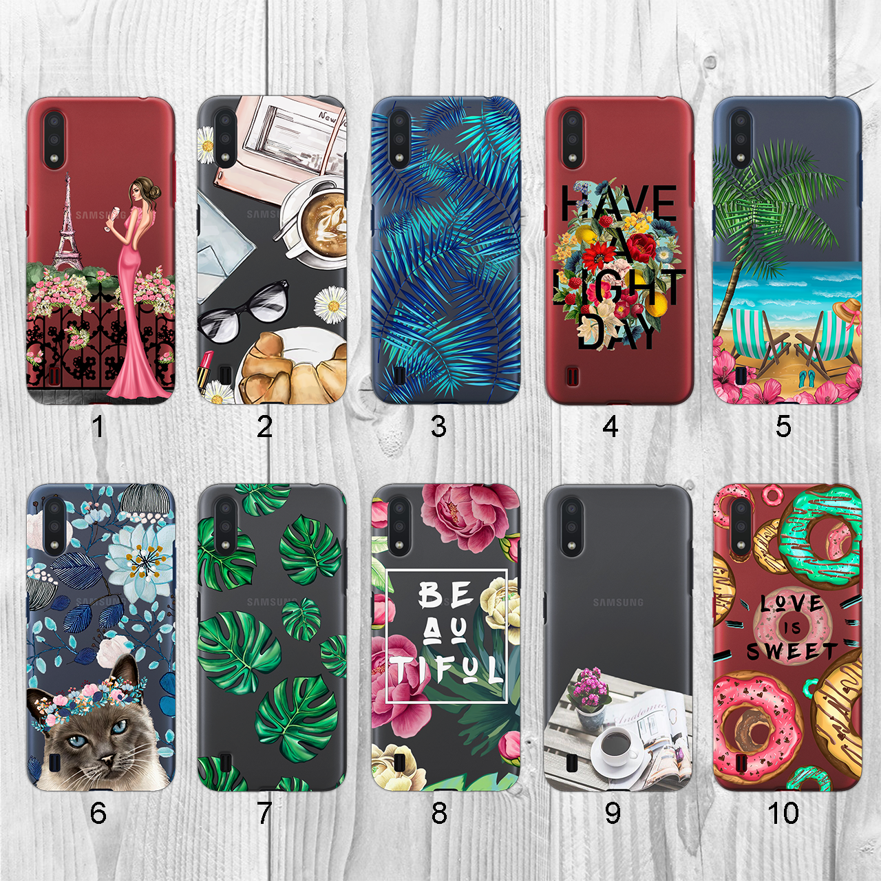 

Силиконовый чехол с рисунком для Samsung Galaxy A01 2020 A015 (new collection)