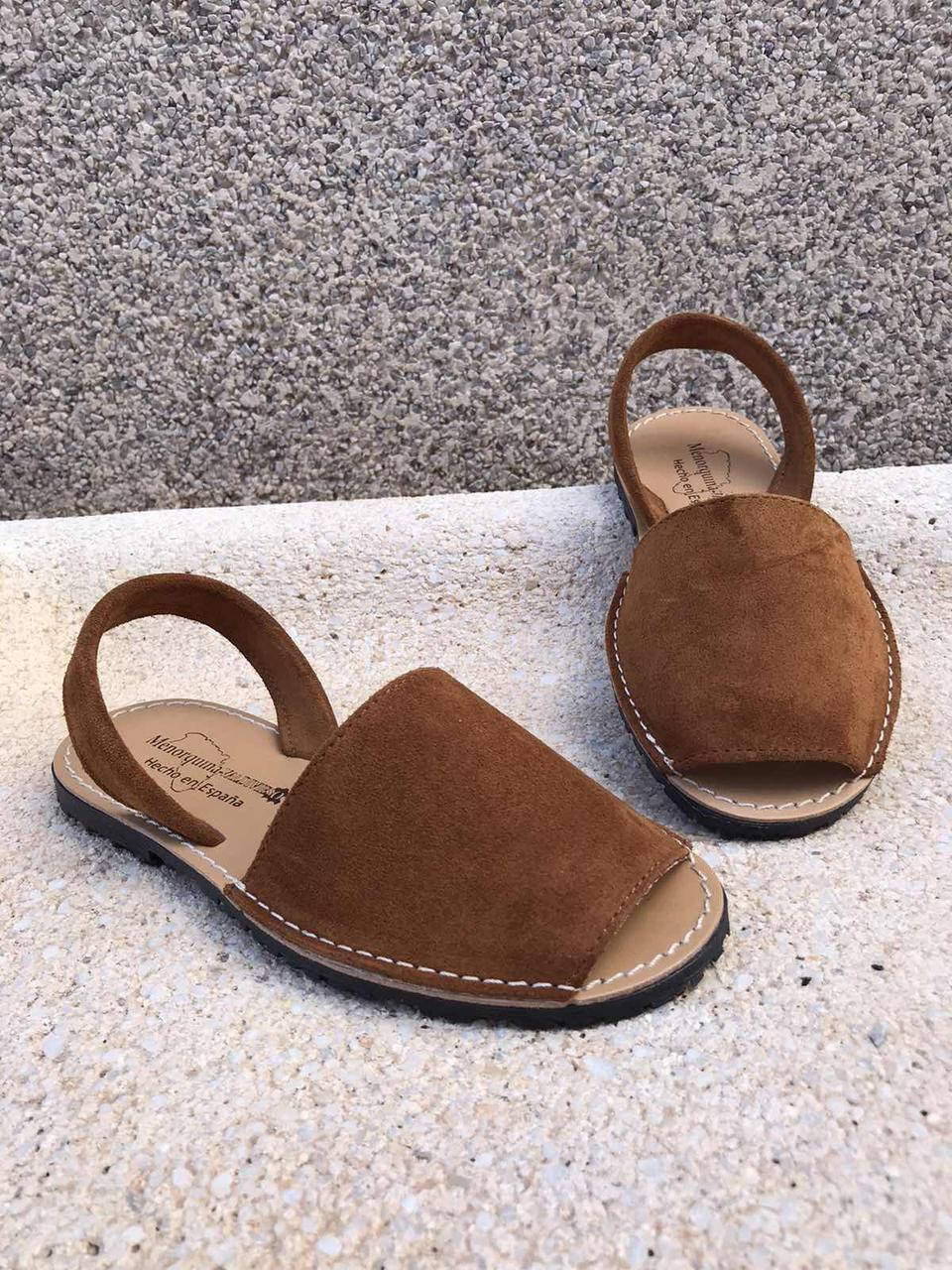 

Качественные женские замшевые испанские сандалии MENORQUINA, р 36