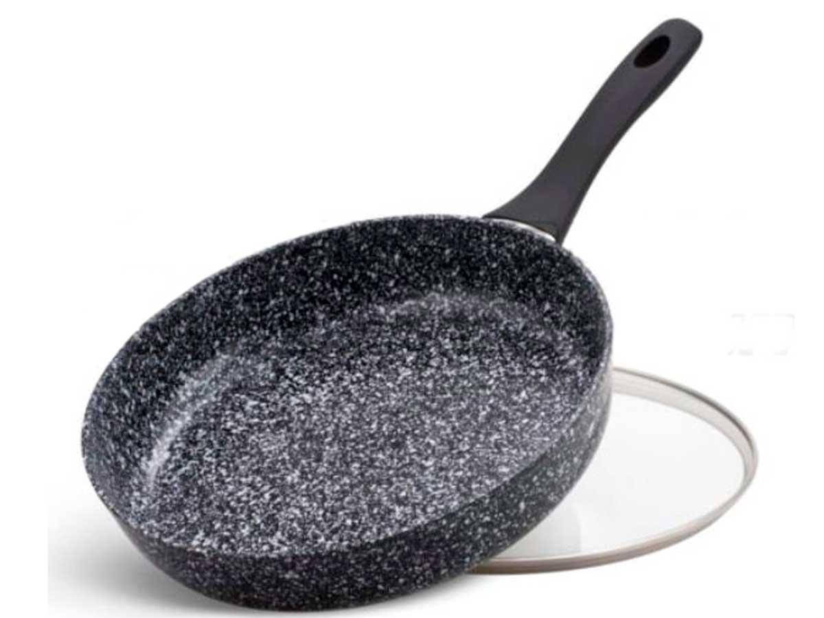 

Сковорода алюминий литой 20см,мраморное,гранитное покрытие,стеклянная крышка,индукция EDENBERG