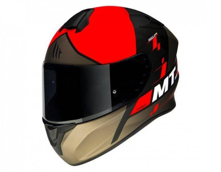 

Шлем MT Targo Rigel Red/Black/Brown, Красный