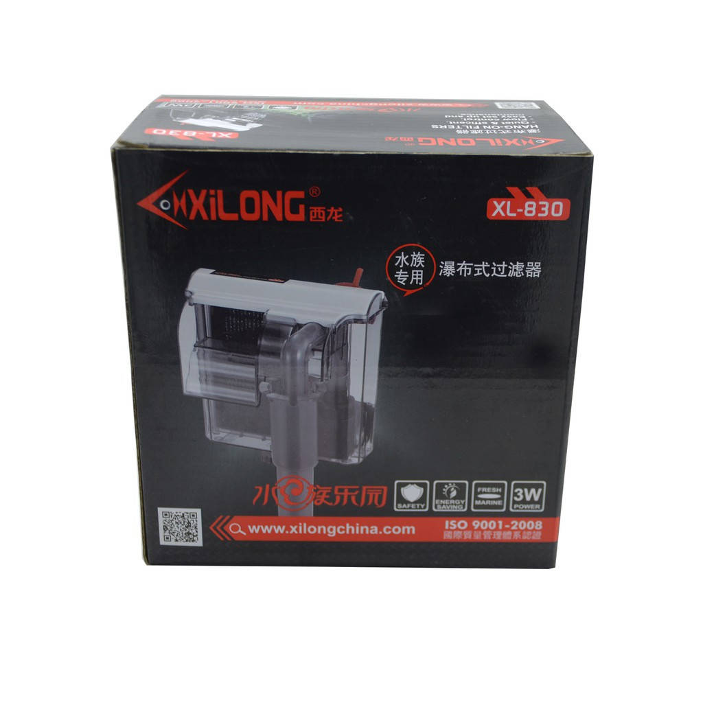 

Xilong XL-830 Навесной фильтр для аквариума, 300 л/ч, 3 вт ( до 50 л )