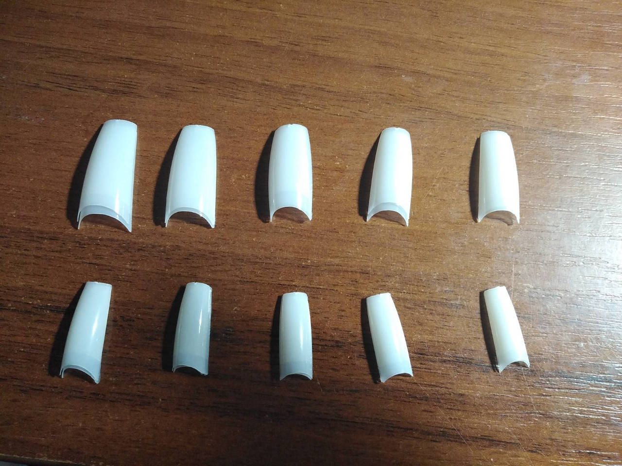 

Набор типс для наращивания Zinat 20 шт.молочные, Прозрачный